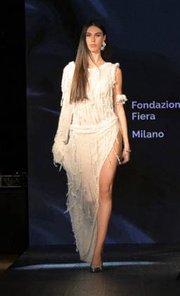 IPA89081106 - Milan, Italy B ICONIC MFW SS 27 Collection Fashion shows and artist performances In the photo: Benedetta Panuccio  Copyright: xNickxZonnax xNickxZonnax IPA89081106