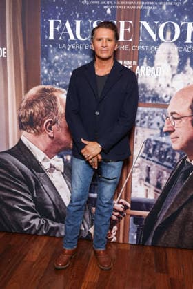 Fausse Note Premiere - Paris Matthias Van Khache attends the photocall for the premiere of Fausse Note held at the Publicis Cinema in Paris, France on September 28, 2026. Photo by David Boyer ABACAPRESS.COM Paris France  Copyright: xBoyerxDavid ABACAx