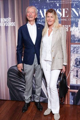 Fausse Note Premiere - Paris Jean-Claude Narcy and Alice Bertheaume attend the photocall for the premiere of Fausse Note held at the Publicis Cinema in Paris, France on September 28, 2026. Photo by David Boyer ABACAPRESS.COM Paris France  Copyright: xBoyerxDavid ABACAx
