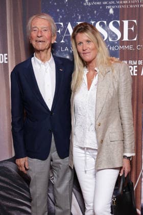Fausse Note Premiere - Paris Jean-Claude Narcy and Alice Bertheaume attend the photocall for the premiere of Fausse Note held at the Publicis Cinema in Paris, France on September 28, 2026. Photo by David Boyer ABACAPRESS.COM Paris France  Copyright: xBoyerxDavid ABACAx