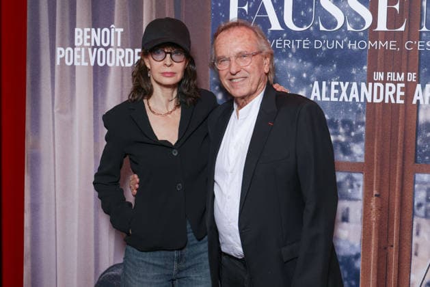 Fausse Note Premiere - Paris Anne Parillaud and Alexandre Arcady attend the photocall for the premiere of Fausse Note held at the Publicis Cinema in Paris, France on September 28, 2026. Photo by David Boyer ABACAPRESS.COM Paris France  Copyright: xBoyerxDavid ABACAx