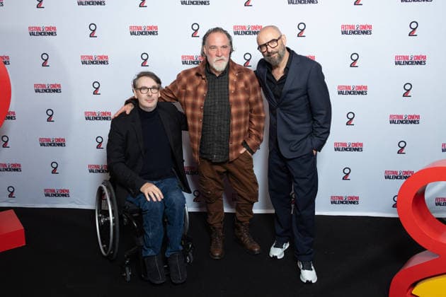 16th Festival 2 Valenciennes - Day 4 Bernard Falaise, Bouli Lanners, Michaël R. Roskam attends the photocall at the 16th Valenciennes Film Festival - Day 4 on September 28, 2026 in Valenciennes, France. Photo by Nasser Berzane ABACAPRESS.COM Valenciennes France  Copyright: xBerzanexNasser ABACAx