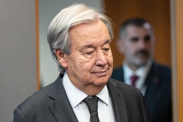 September 28, 2026, Bronx, New York, USA: Secretary-General Antonio Guterres meets with Seyed Abbas Araghchi, Minister for Foreign Affairs of Islamic Republic of Iran at UN Headquarters in New York, NY on September 28, 2026. Bronx USA  - ZUMAr339 20260928_znp_r339_006 Copyright: xLevxRadinx