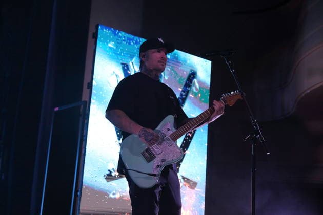 Dan Brown of the band The Amity Affliction at a concert at the Metropol in Berlin, September 28, 2026 The Amity Affliction Concert Berlin