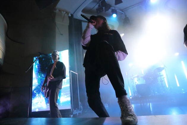 Jonathan Reeves and Joel Birch (from left) of the band The Amity Affliction at a concert at the Metropol in Berlin on September 28, 2026. The Amity Affliction Concert in Berlin