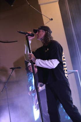 Joel Birch of the band The Amity Affliction at a concert at the Metropol in Berlin, September 28, 2026 The Amity Affliction Concert Berlin