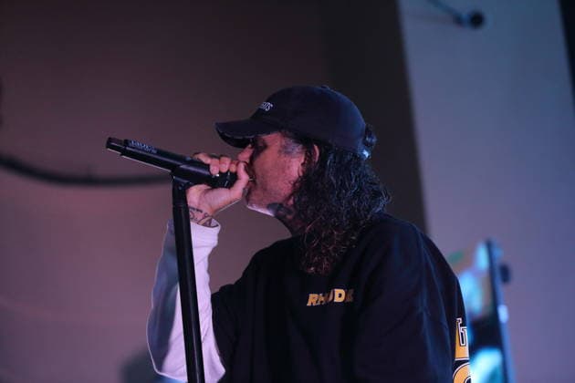 Joel Birch of the band The Amity Affliction at a concert at the Metropol in Berlin, September 28, 2026 The Amity Affliction Concert Berlin