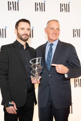 IPA89087457 - London, red carpet at the 2026 BMI Awards. Pictured: Johnny McDaid and Mike O Neill  Copyright: xCristinaxMasseix xCristinaxMasseix IPA89087457