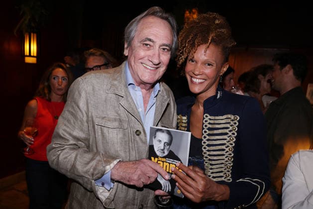 Exclusive - Francois-Xavier Demaison book launch - Paris Exclusive - Philippe Lavil and Amanda Scott attend Francois-Xavier Demaison « Laissez-moi rire ! » book launch organized by Five Eyes Production at Buddha Bar, in Paris, France, September 28, 2026. Photo by Jerome Domine ABACAPRESS.COM Paris France  Copyright: xDominexJerome ABACAx