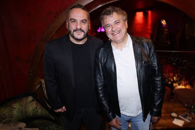 Exclusive - Francois-Xavier Demaison book launch - Paris Exclusive - Patrick Pelloux and Francois-Xavier Demaison attend Francois-Xavier Demaison « Laissez-moi rire ! » book launch organized by Five Eyes Production at Buddha Bar, in Paris, France, September 28, 2026. Photo by Jerome Domine ABACAPRESS.COM Paris France  Copyright: xDominexJerome ABACAx