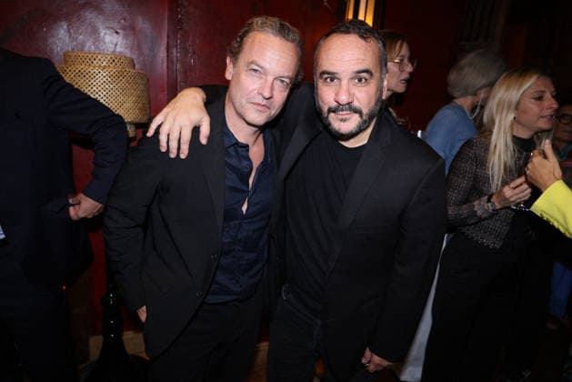 Exclusive - Francois-Xavier Demaison book launch - Paris Exclusive - Patrick Mille and Francois-Xavier Demaison attend Francois-Xavier Demaison « Laissez-moi rire ! » book launch organized by Five Eyes Production at Buddha Bar, in Paris, France, September 28, 2026. Photo by Jerome Domine ABACAPRESS.COM Paris France  Copyright: xDominexJerome ABACAx