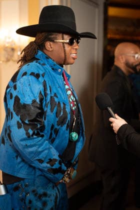 IPA89087589 - London, red carpet at the 2026 BMI Awards. Pictured: Atia Ink Boggs  Copyright: xCristinaxMasseix xCristinaxMasseix IPA89087589