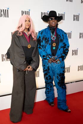IPA89087621 - London, red carpet at the 2026 BMI Awards. Pictured: Roselilah and Atia Ink Boggs  Copyright: xCristinaxMasseix xCristinaxMasseix IPA89087621