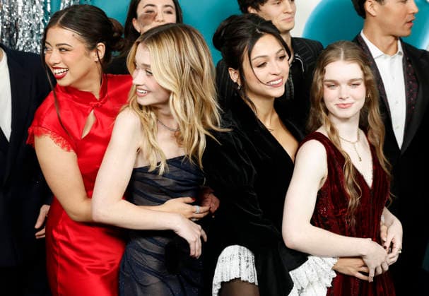 Amber Midthunder, Alison Thornton, Josie Totah and Summer H. Howell arrive on the red carpet at Amazon Prime s Carrie New York Premiere at Village East Cinema on Monday, September 28, 2026 in New York City.  NYP20260928323 JOHNxANGELILLO