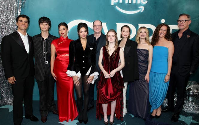 Prime Video s Carrie New York Premiere Joel Oulette, Arthur Conti, Amber Midthunder, Josie Totah, Mike Flanagan, Summer H. Howell, Samantha Sloyan, Alison Thornton, Kate Siegel and Matthew Lillard attending Prime Video s Carrie New York Premiere held at Village East by Anjelika Theater on September 28, 2026 in New York City, NY New York City Village East by Anjelika Theater NY USA Copyright: xStevenxBergman AFF-USA.COMx