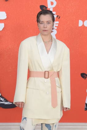 LOS ANGELES, CA - SEPTEMBER 28: Emma D™Arcy at the Los Angeles Premiere of Warner Bros. Pictures Digger at Directors Village on September 28, 2026 in Los Angeles, California. Copyright: xJeffreyxMayerx