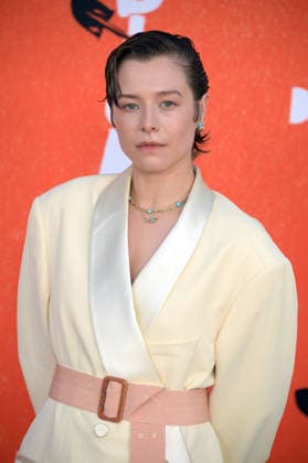 LOS ANGELES, CA - SEPTEMBER 28: Emma D™Arcy at the Los Angeles Premiere of Warner Bros. Pictures Digger at Directors Village on September 28, 2026 in Los Angeles, California. Copyright: xJeffreyxMayerx