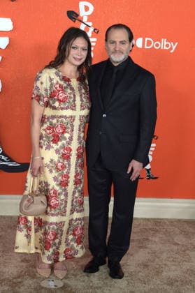 LOS ANGELES, CA - SEPTEMBER 28: Mai-Linh Stuhlbarg and Michael Stuhlbarg at the Los Angeles Premiere of Warner Bros. Pictures Digger at Directors Village on September 28, 2026 in Los Angeles, California. Copyright: xJeffreyxMayerx