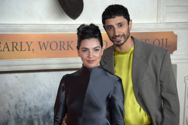 LOS ANGELES, CA - SEPTEMBER 28: Fatima Farheen Mirza and Riz Ahmed at the Los Angeles Premiere of Warner Bros. Pictures Digger at Directors Village on September 28, 2026 in Los Angeles, California. Copyright: xJeffreyxMayerx