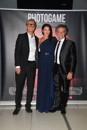 IPA89091891 - Rome, Cinema Adriano: Preview of the film Photogame: Self-Portrait of an Obsession. Pictured: Alex Ruzzi, Gloria Anselmi, Stefano Pesce  Copyright: xVincenzoxLandix xVincenzoxLandix IPA89091891