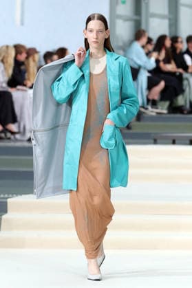 PFW - Julie Kegels Runway A model walks the runway during the Julie Kegels Womenswear Spring Summer 2027 show as part of Paris Fashion Week on September 28, 2026 in Paris, France. Photo by Alain-Gil Gonzalez ABACAPRESS.COM Paris France  Copyright: xGonzalezxAlain-Gil ABACAx