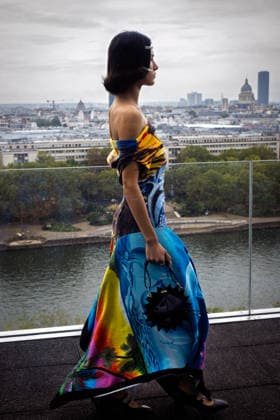 PFW - Maison J. Simone Runway A model walks the runway during the Maison J.Simone Womenswear Spring Summer 2027 show as part of Paris Fashion Week on September 28, 2026 in Paris, France. Photo by Jana Call me J ABACAPRESS.COM Paris France  Copyright: xJanaxCallxmexJ ABACAx