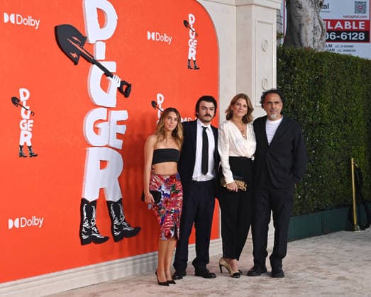 ˜Digger™ US Premiere Mar a Eladia Inarritu, Eliseo Inarritu Mar a Eladia Hagerman and Alejandro Gonzalez Inarritu arriving to the Digger US premiere held at the Directors Village on September 28, 2026 in Westwood, CA. Westwood Directors Village California USA Copyright: xLISAxOConnorx xAFF-USA.comx
