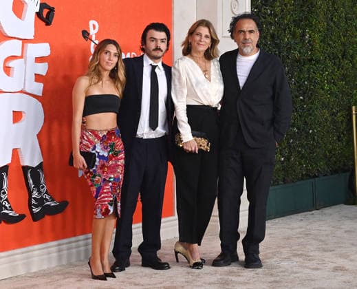 ˜Digger™ US Premiere Mar a Eladia Inarritu, Eliseo Inarritu Mar a Eladia Hagerman and Alejandro Gonzalez Inarritu arriving to the Digger US premiere held at the Directors Village on September 28, 2026 in Westwood, CA. Westwood Directors Village California USA Copyright: xLISAxOConnorx xAFF-USA.comx