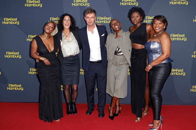 Nice Githinji, Emily Atef, David Thion, Eliane Umuhire, Michelle Chebet Tiren, and Helen Keli at the premiere of the feature film *Call Me Queen* at the 34th Filmfest Hamburg 2026 at Cinemaxx Dammtor in Hamburg, September 28, 2026 Foto:xC.xTamckex xFuturexImagex queen_6902