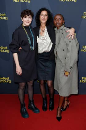 Alexandra Stone, Emily Atef, and Eliane Umuhire at the premiere of the feature film *Call Me Queen* at the 34th Filmfest Hamburg 2026 at Cinemaxx Dammtor in Hamburg, September 28, 2026 Foto:xC.xTamckex xFuturexImagex queen_6907
