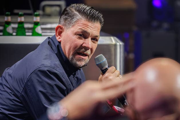 September 28, 2026, Düsseldorf-Meerbusch: Tim Mälzer at the Rolling Pin Convention 2026, Düsseldorf-Meerbusch, Areal Böhler, North Rhine-Westphalia, Germany