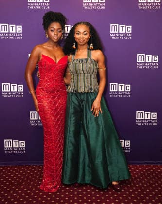 September 28, 2026, New York, Ny, United States: Nia Otchere-Sarfo and Jordan Rice attend Manhattan Theatre Clubs School Girls; Or, The African Mean Girls Play Opening Night. Held at Samuel J. Friedman Theatrer in New York. Zuma Press. September 28, 2026. New York United States  - ZUMAp281 20260928_zea_p281_060 Copyright: xPhotoxImagexPressx