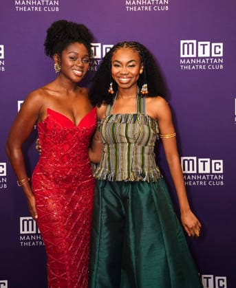 September 28, 2026, New York, Ny, United States: Nia Otchere-Sarfo and Jordan Rice attend Manhattan Theatre Clubs School Girls; Or, The African Mean Girls Play Opening Night. Held at Samuel J. Friedman Theatrer in New York. Zuma Press. September 28, 2026. New York United States  - ZUMAp281 20260928_zea_p281_063 Copyright: xPhotoxImagexPressx