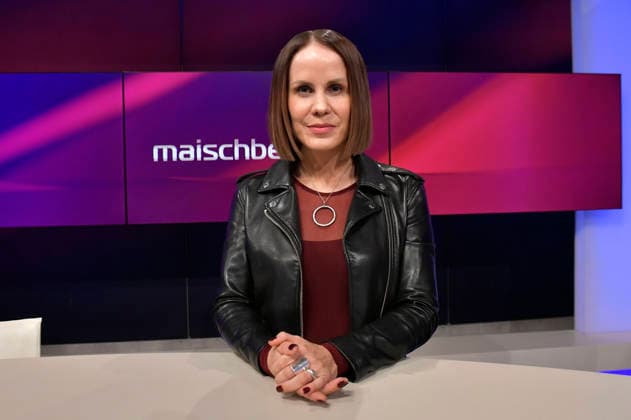 Sophia Maier on the ARD talk show *maischberger* at the studio in Berlin-Adlershof, Berlin, September 28, 2026 Foto:xM.xBehrensx xFuturexImagex maischberger2809_6912
