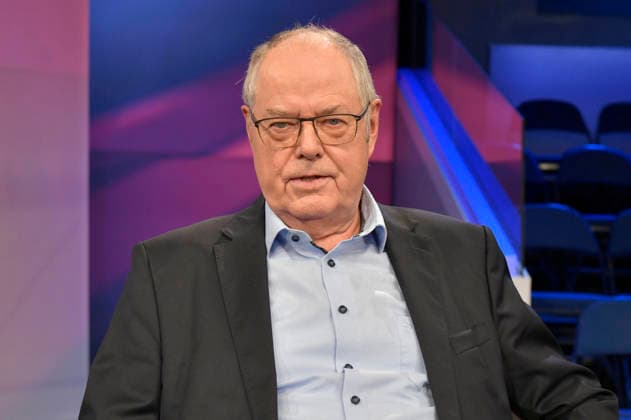 Peer Steinbrück on the ARD talk show *maischberger* at the studio in Berlin-Adlershof, Berlin, September 28, 2026 Foto:xM.xBehrensx xFuturexImagex maischberger2809_6931