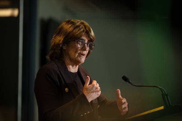 RBA RATES ANNOUNCEMENT, Reserve Bank Governor Michele Bullock speaks to media in Sydney, Tuesday, September 29, 2026. ( NO ARCHIVING  Copyright: xSarahxWilsonx 20260929130277445416