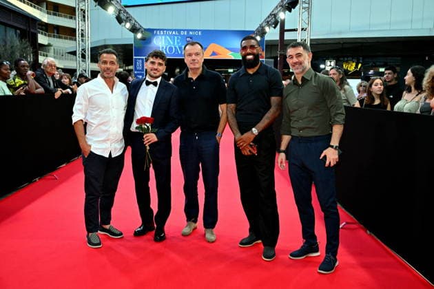 Ludovic Giuly, Tony Czech, guests on the red carpet at the opening night of the 8th edition of the Ciné Roman Festival in Nice on September 28, 2026 Jacovides Bebert Bestimage Red carpet at the opening night of the 8th edition of the Ciné Roman Festival in Nice on September 28, 2026, Nice, France  Copyright: xBrunoxBebertx xDominiquexjacovidesx xBestimagexBrunoxBebertx xDominiquexjacovidesx xBestimagex