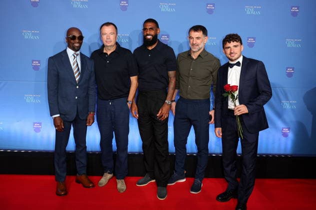 Claude Makélélé, guests and Tony Czech on the red carpet at the opening night of the 8th edition of the Ciné Roman Festival in Nice on September 28, 2026 Jacovides Bebert Bestimage Red carpet at the opening night of the 8th edition of the Ciné Roman Festival in Nice on September 28, 2026 Nice, France  Copyright: xBrunoxBebertx xDominiquexjacovidesx xBestimagexBrunoxBebertx xDominiquexjacovidesx xBestimagex