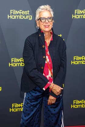 ABB FILMFEST: Director Doris Doerrie walks the red carpet at the premiere of the film *Frau Winkler verlässt das Haus* at FilmFest Hamburg 2026 at the Cinemaxx Dammtor theater in Hamburg on September 28, 2026, Hamburg, Germany