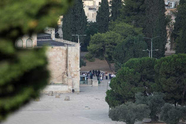 Israeli raid on Al-Aqsa Mosque compound JERUSALEM - SEPTEMBER 29: Israelis raid the Al-Aqsa Mosque compound and the adjacent Muslim Rahma (Bab al-Rahma) Cemetery outside the eastern walls during the Jewish holiday of Sukkot (Feast of Tabernacles) in Jerusalem on September 29, 2026 Gazi Samad Anadolu Jerusalem Israel. Editorial use only. Please get in touch for any other usage.  Copyright: x2026xAnadoluxGazixSamadx