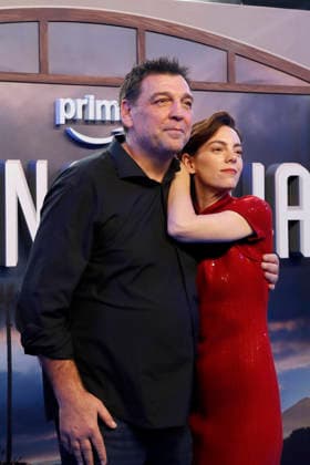 September 28, 2026, Madrid, Community Of Madrid, Spain: Spanish actors HOVIK KEUCHKERIAN (L) and VICKY LUENGO (R) pose together on the blue carpet during the premiere of the second season of the Amazon Prime Video series Reina Roja: Loba Negra at Cine Capitol on Monday, September 28, 2026, in Madrid, Spain. Keuchkerian and Luengo play the lead roles of Jon Gutierrez and Antonia Scott, respectively, in the thriller series directed by Koldo Serra and based on the bestselling novel by Juan Gomez-Jurado. This season follows the acclaimed duo as they face the Russian mafia in the Costa del Sol. The exclusive debut gathered the main cast and Spanish celebrities to celebrate the show s upcoming global release on October 2, 2026. Madrid Spain - ZUMAo127 20260928_zep_o127_059 Copyright: xHugoxOrtunox