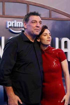 September 28, 2026, Madrid, Community Of Madrid, Spain: Spanish actors HOVIK KEUCHKERIAN (L) and VICKY LUENGO (R) pose together on the blue carpet during the premiere of the second season of the Amazon Prime Video series Reina Roja: Loba Negra at Cine Capitol on Monday, September 28, 2026, in Madrid, Spain. Keuchkerian and Luengo play the lead roles of Jon Gutierrez and Antonia Scott, respectively, in the thriller series directed by Koldo Serra and based on the bestselling novel by Juan Gomez-Jurado. This season follows the acclaimed duo as they face the Russian mafia in the Costa del Sol. The exclusive debut gathered the main cast and Spanish celebrities to celebrate the show s upcoming global release on October 2, 2026. Madrid Spain - ZUMAo127 20260928_zep_o127_073 Copyright: xHugoxOrtunox