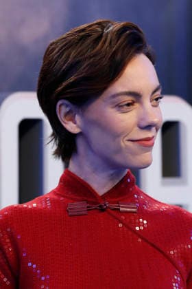 September 28, 2026, Madrid, Community Of Madrid, Spain: Spanish actress VICKY LUENGO, who plays the lead role of Antonia Scott, the most intelligent person on Earth, attends the blue carpet premiere of the second season of the Amazon Prime Video series Reina Roja: Loba Negra at Cine Capitol on Monday, September 28, 2026, in Madrid, Spain. Luengo dazzled in a red sequined Max Mara Resort 2027 gown inspired by the traditional Chinese qipao. Directed by Koldo Serra and based on the bestselling novel by Juan Gomez-Jurado, the thriller series follows Scott and her partner Jon Gutierrez as they face the Russian mafia and a dangerous hitwoman in the Costa del Sol. The exclusive debut gathered the main cast and Spanish celebrities to celebrate th - ZUMAo127 20260928_zep_o127_210 Copyright: xHugoxOrtunox