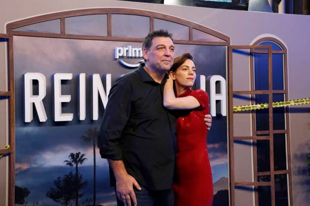 September 28, 2026, Madrid, Community Of Madrid, Spain: Spanish actors HOVIK KEUCHKERIAN (L) and VICKY LUENGO (R) pose together on the blue carpet during the premiere of the second season of the Amazon Prime Video series Reina Roja: Loba Negra at Cine Capitol on Monday, September 28, 2026, in Madrid, Spain. Keuchkerian and Luengo play the lead roles of Jon Gutierrez and Antonia Scott, respectively, in the thriller series directed by Koldo Serra and based on the bestselling novel by Juan Gomez-Jurado. This season follows the acclaimed duo as they face the Russian mafia in the Costa del Sol. The exclusive debut gathered the main cast and Spanish celebrities to celebrate the show s upcoming global release on October 2, 2026. Madrid Spain - ZUMAo127 20260928_zep_o127_058 Copyright: xHugoxOrtunox