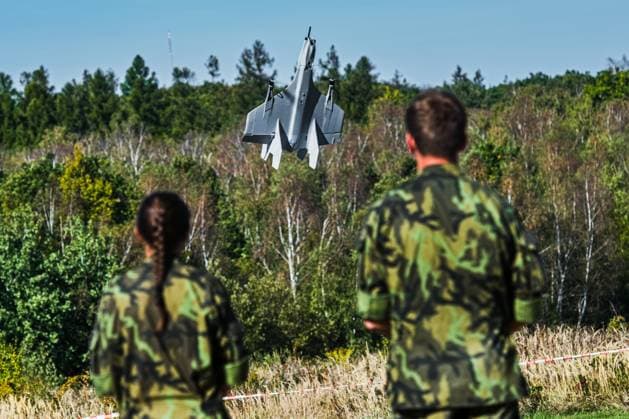 An experimental exercise Drone Shield 2026 took place at Brezina military grounds, Vyskov, Czech republic, on September 29, 2026. (CTKxPhoto PatrikxUhlir) CTKPhotoP2026092902817  CTKPhotoP2026092902817