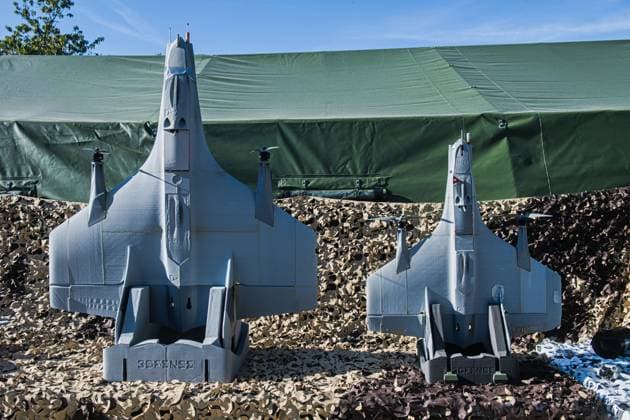 An experimental exercise Drone Shield 2026 took place at Brezina military grounds, Vyskov, Czech republic, on September 29, 2026. (CTKxPhoto PatrikxUhlir) CTKPhotoP2026092902840  CTKPhotoP2026092902840
