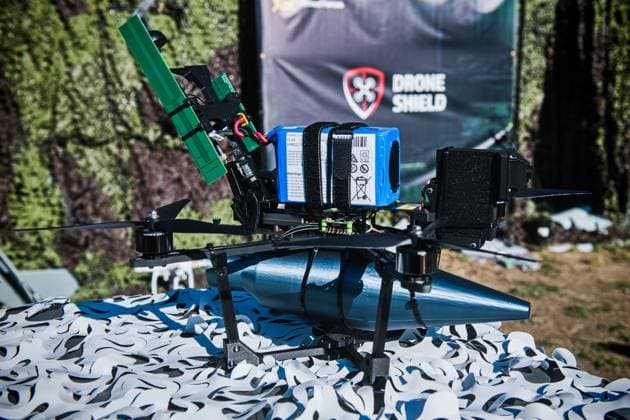 An experimental exercise Drone Shield 2026 took place at Brezina military grounds, Vyskov, Czech republic, on September 29, 2026. (CTKxPhoto PatrikxUhlir) CTKPhotoP2026092902910  CTKPhotoP2026092902910