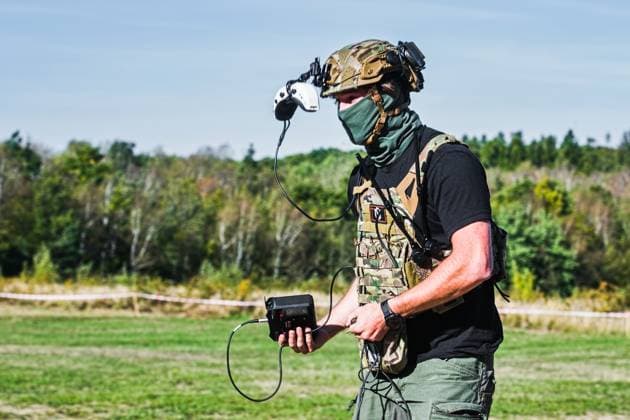 An experimental exercise Drone Shield 2026 took place at Brezina military grounds, Vyskov, Czech republic, on September 29, 2026. (CTKxPhoto PatrikxUhlir) CTKPhotoP2026092902916  CTKPhotoP2026092902916