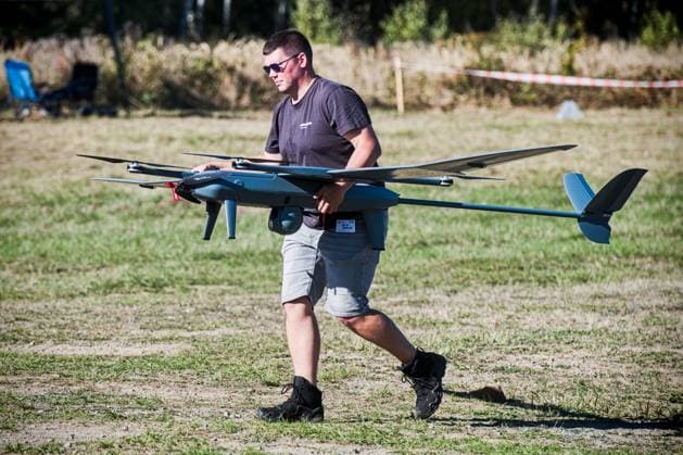 An experimental exercise Drone Shield 2026 took place at Brezina military grounds, Vyskov, Czech republic, on September 29, 2026. (CTKxPhoto PatrikxUhlir) CTKPhotoP2026092902924  CTKPhotoP2026092902924