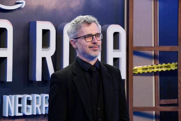 September 28, 2026, Madrid, Community Of Madrid, Spain: Spanish writer JUAN GOMEZ-JURADO, author of the bestselling novel upon which the series is based, poses on the blue carpet during the premiere of the second season of the Amazon Prime Video series Reina Roja: Loba Negra at Cine Capitol on Monday, September 28, 2026, in Madrid, Spain. Directed by Koldo Serra, the thriller series follows protagonists Antonia Scott and Jon Gutierrez as they face the Russian mafia in the Costa del Sol. The exclusive debut gathered the main cast and Spanish celebrities to celebrate the show s upcoming global release on October 2, 2026. Madrid Spain - ZUMAo127 20260928_zep_o127_075 Copyright: xHugoxOrtunox